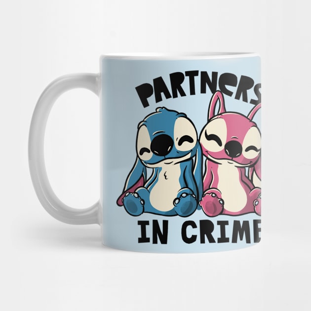 Partners In Crime Cute Lover Gift by eduely